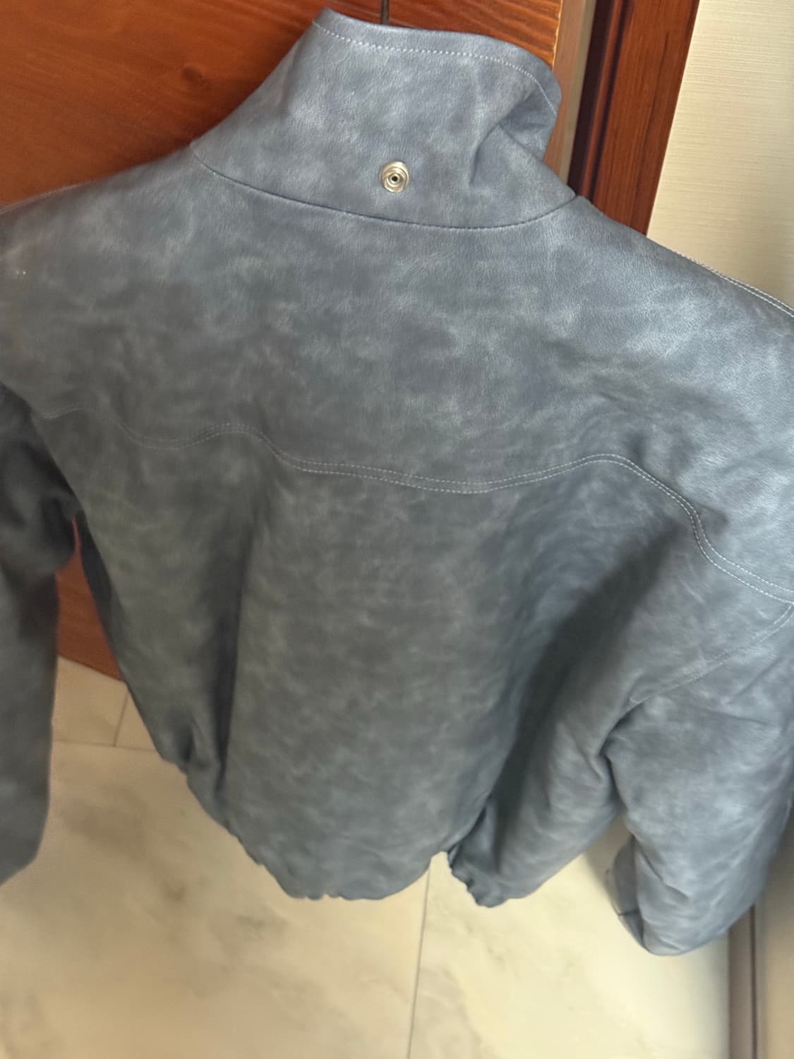 full of sun 레더 패딩 상품이미지6