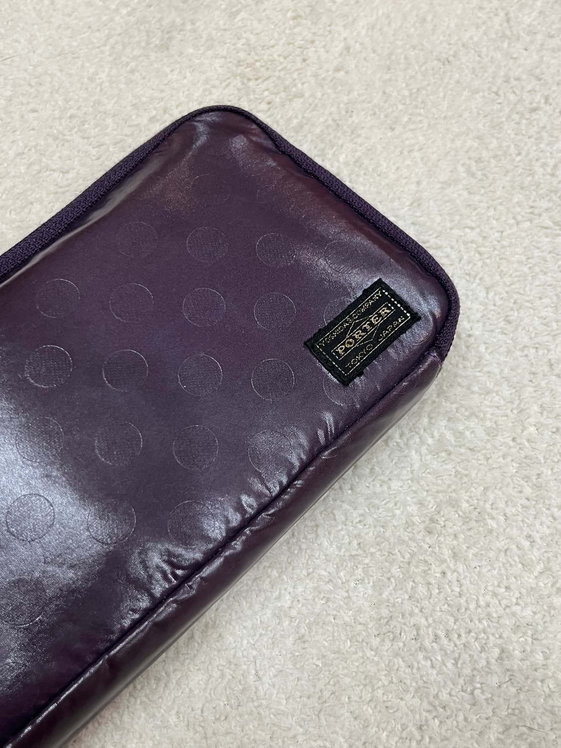 Porter 포터 도트 장지갑 퍼플 상품이미지3