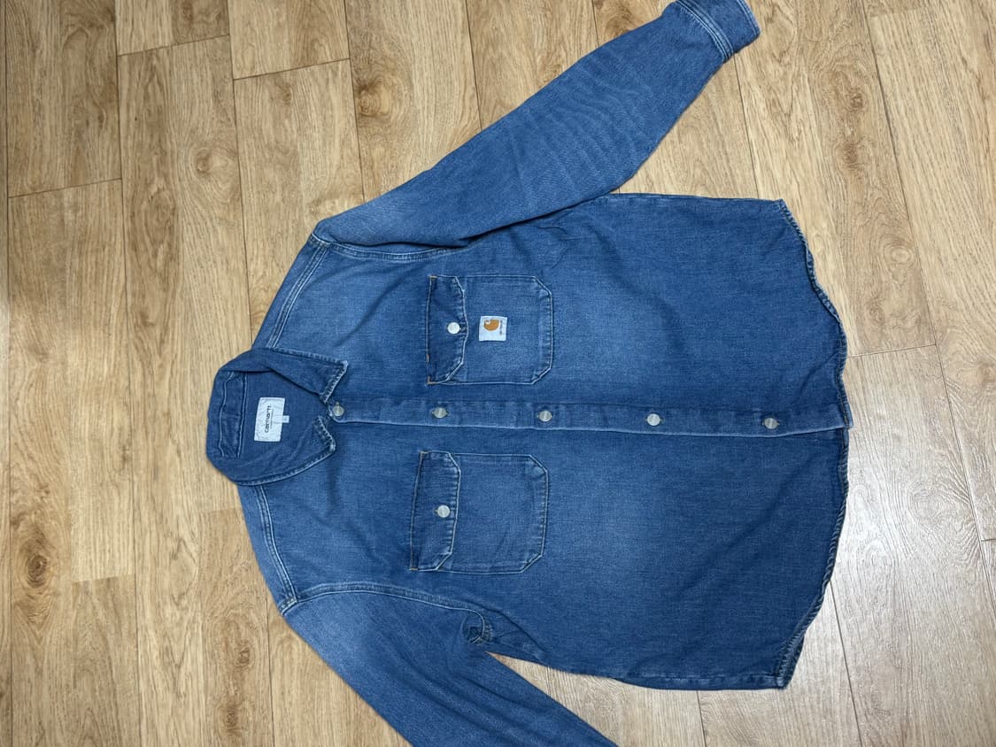 칼하트 빈티지 데님셔츠 상품이미지3