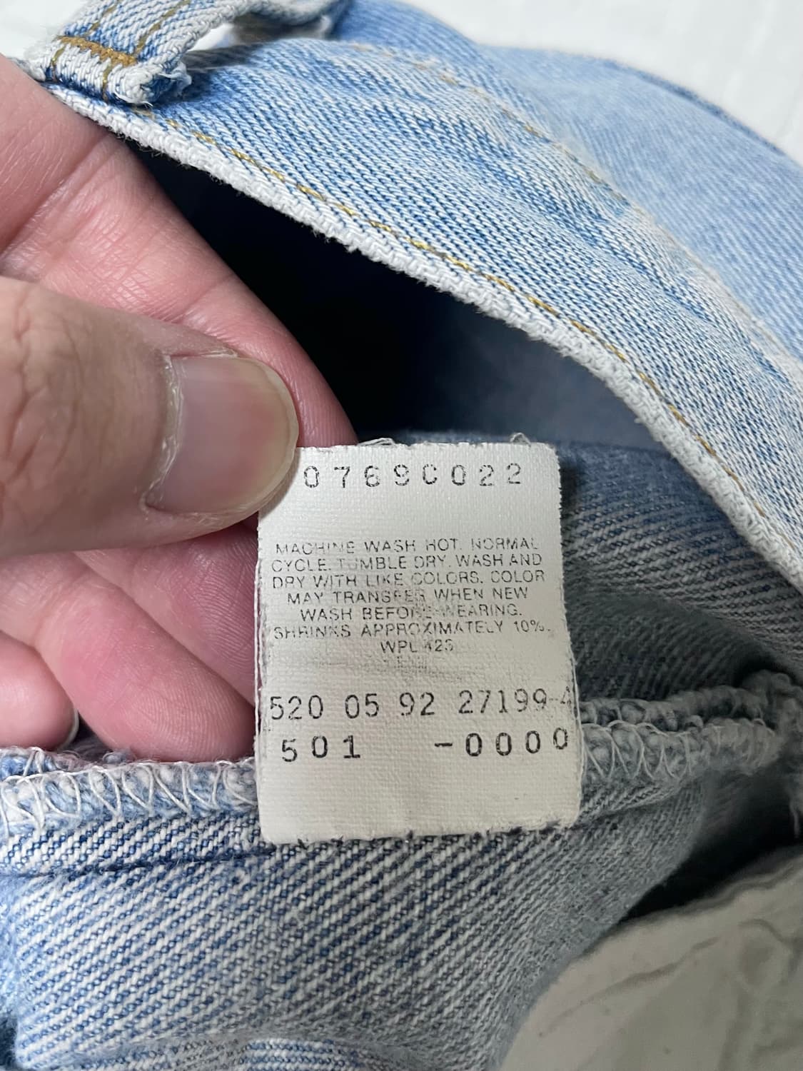 리바이스 90s 501 스트레이트 레귤러핏 lvc 상품이미지5