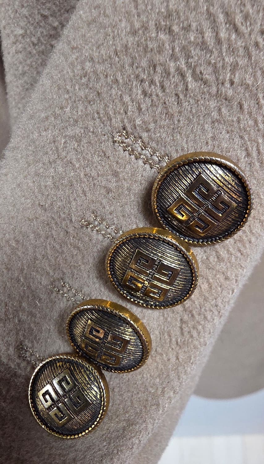 지방시 싱글 브레스트 베이지 코트 48 사이즈 !!! 상품이미지6