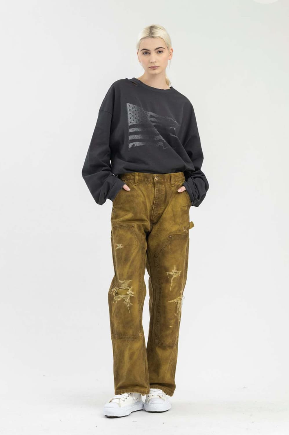 카미야 boro pants 상품이미지7