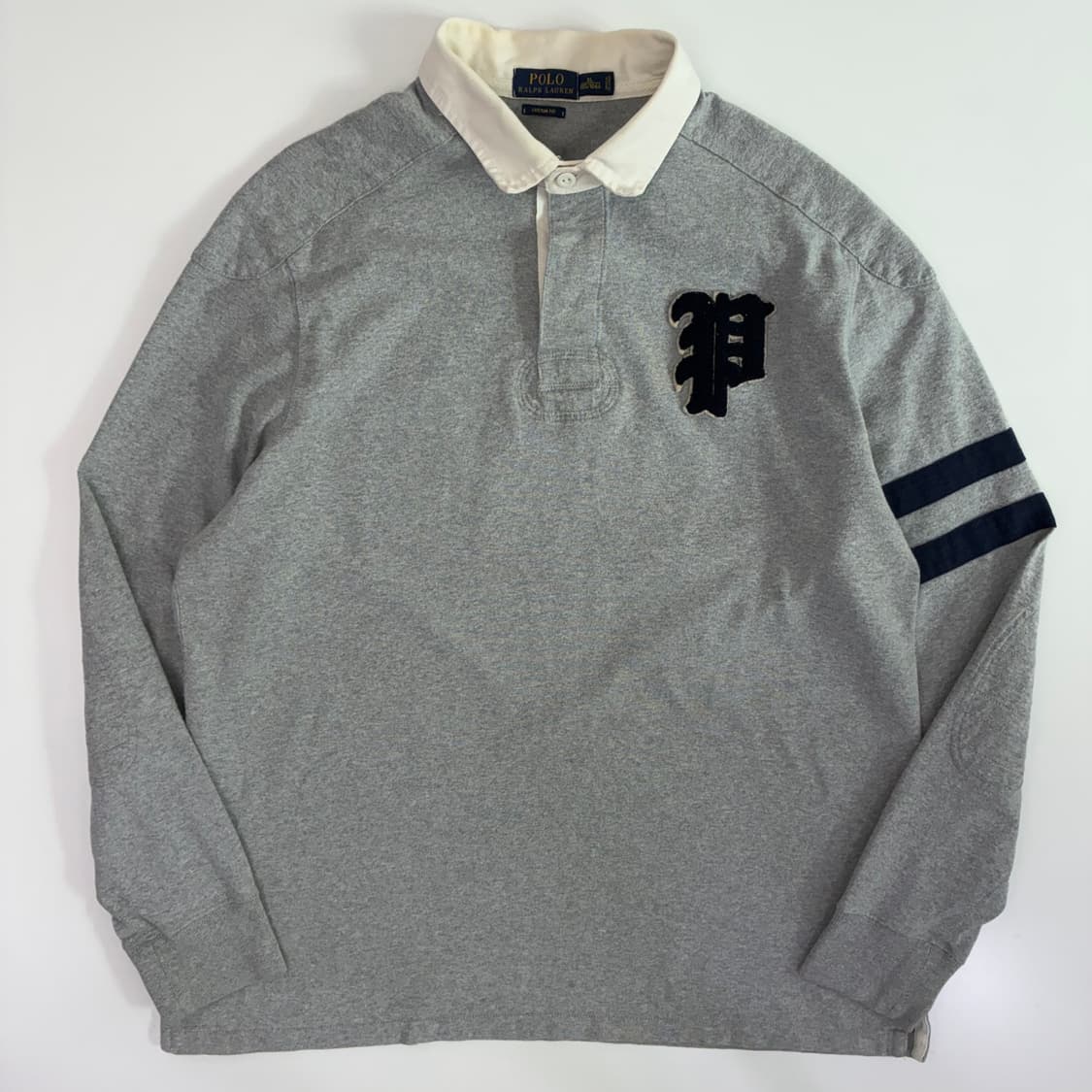 Polo 폴로 랄프로렌 신형 P엠브로이드 자수 아이코닉 럭비티 상품이미지1