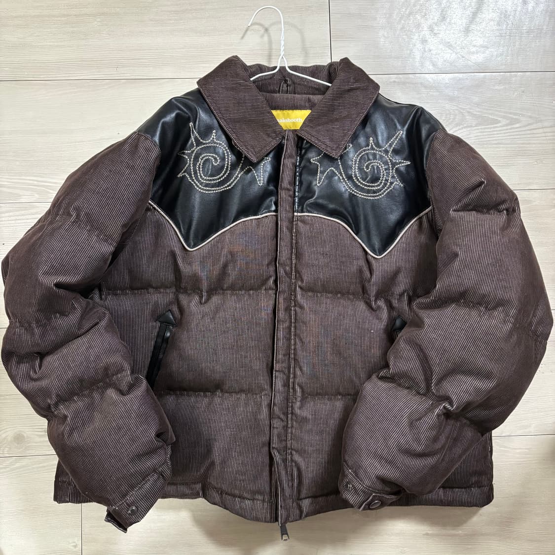 메인부스 우디 덕 다운 패딩 브라운 상품이미지1