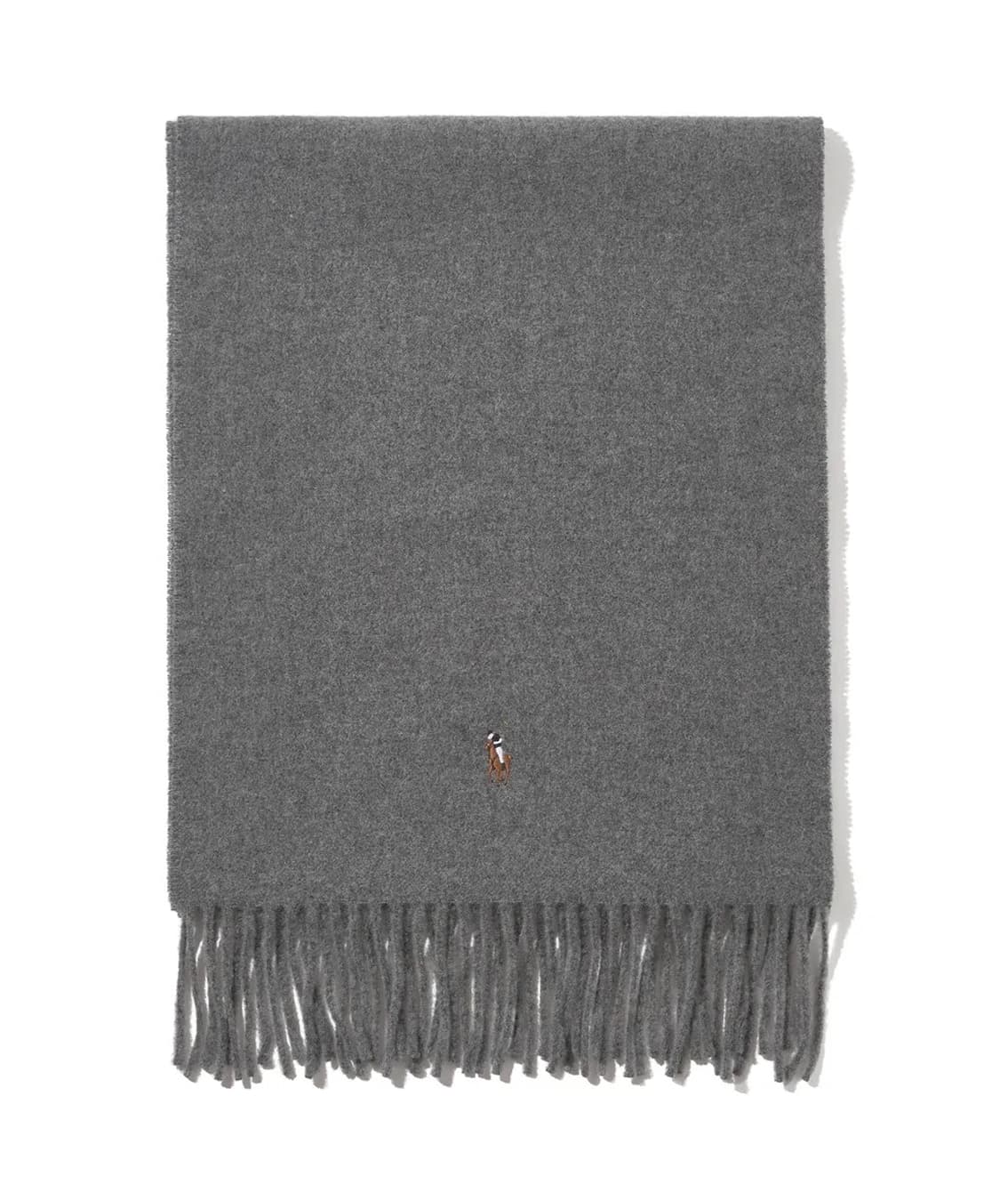 폴로 프린지 버진 울 스카프 그레이 상품이미지1