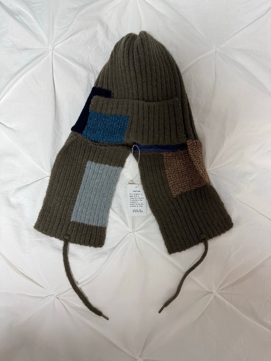 캐피탈 울 츠기하기 게일 캡 숏 모카브라운 상품이미지1