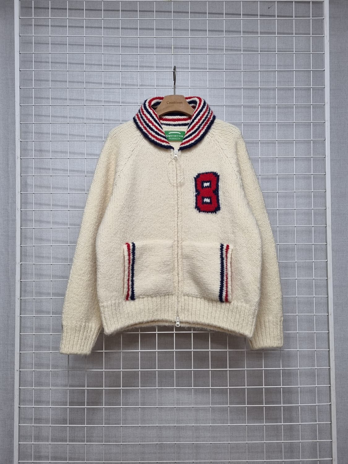 택포(새상품) 그린버터 코위찬 니트가디건 상품이미지1