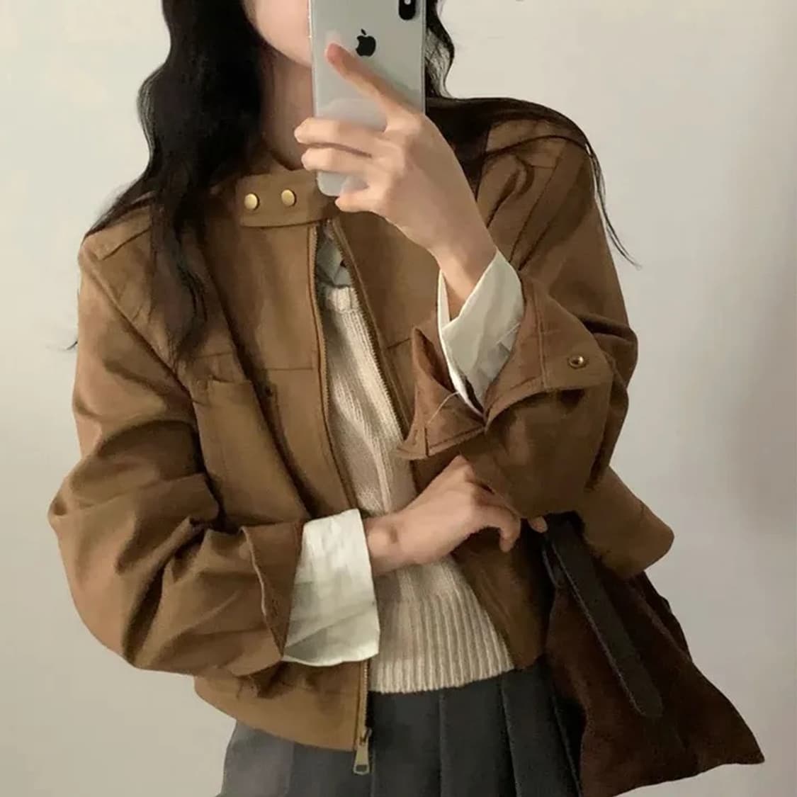 포켓 크롭 자켓 상품이미지2