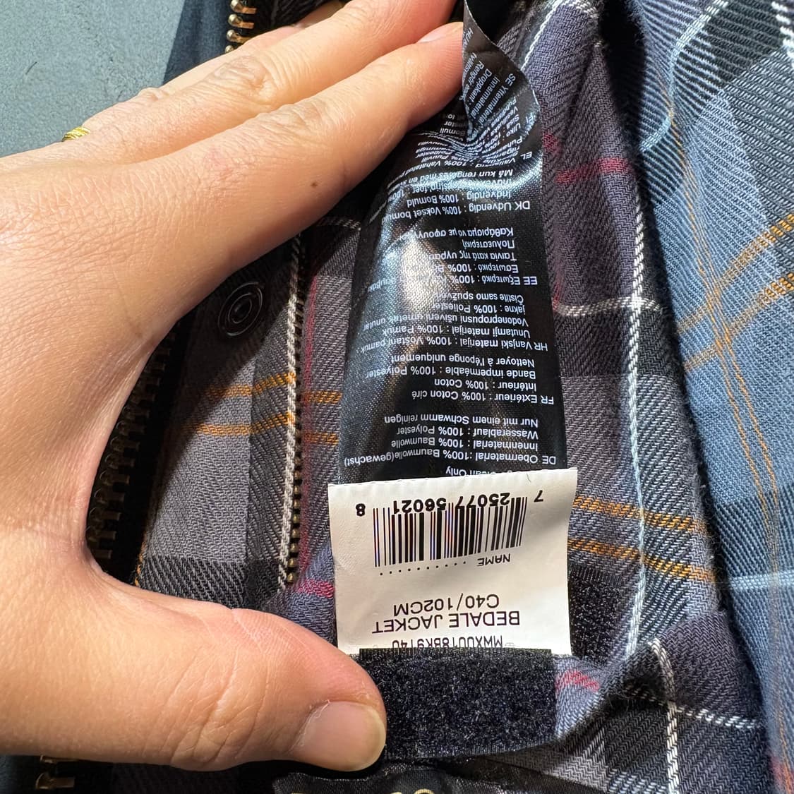 [40] Barbour bedale 바버 비데일 왁스 자켓 상품이미지9