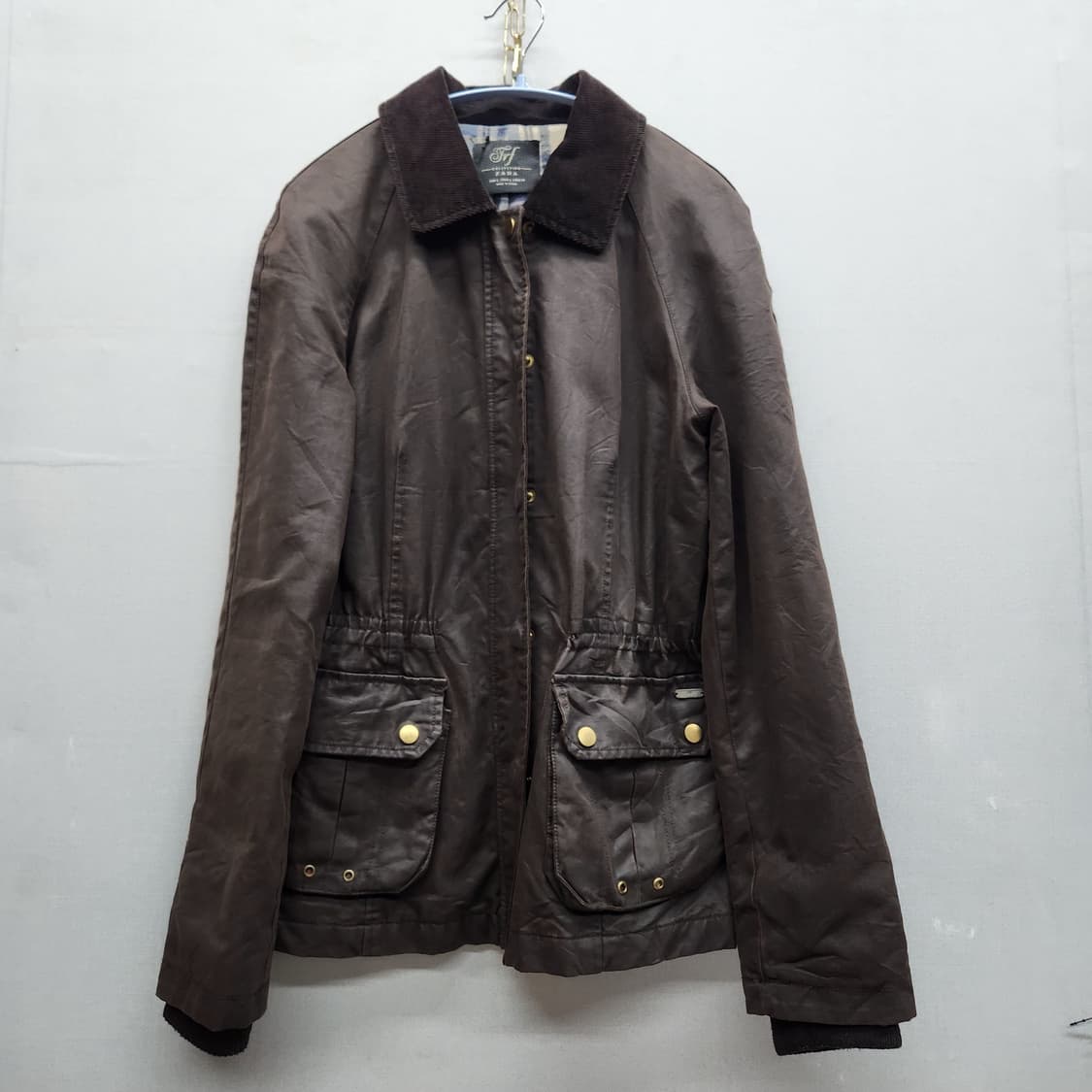 자라 ZARA 카라 카라코듀로이 왁스자켓 L(M) 상품이미지1