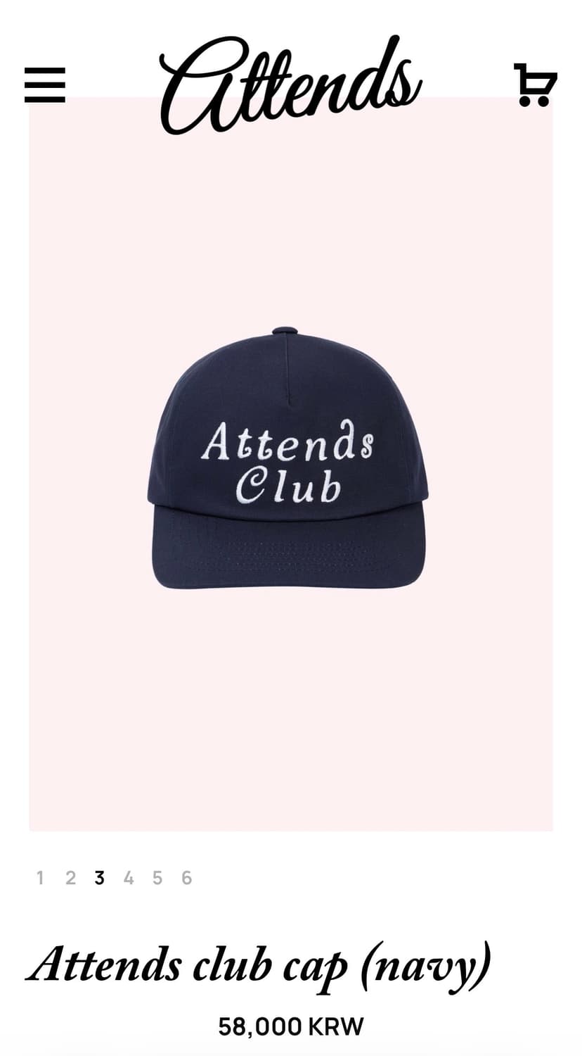 어텐즈 볼캡 상품이미지3