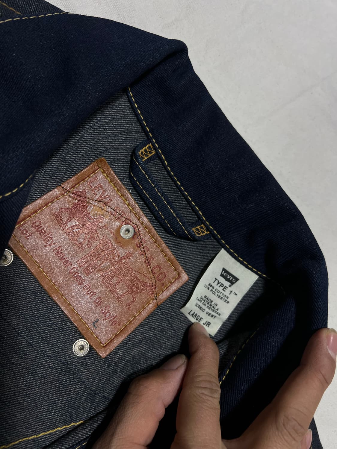 리바이스 타입원 L  커스텀 상품이미지6