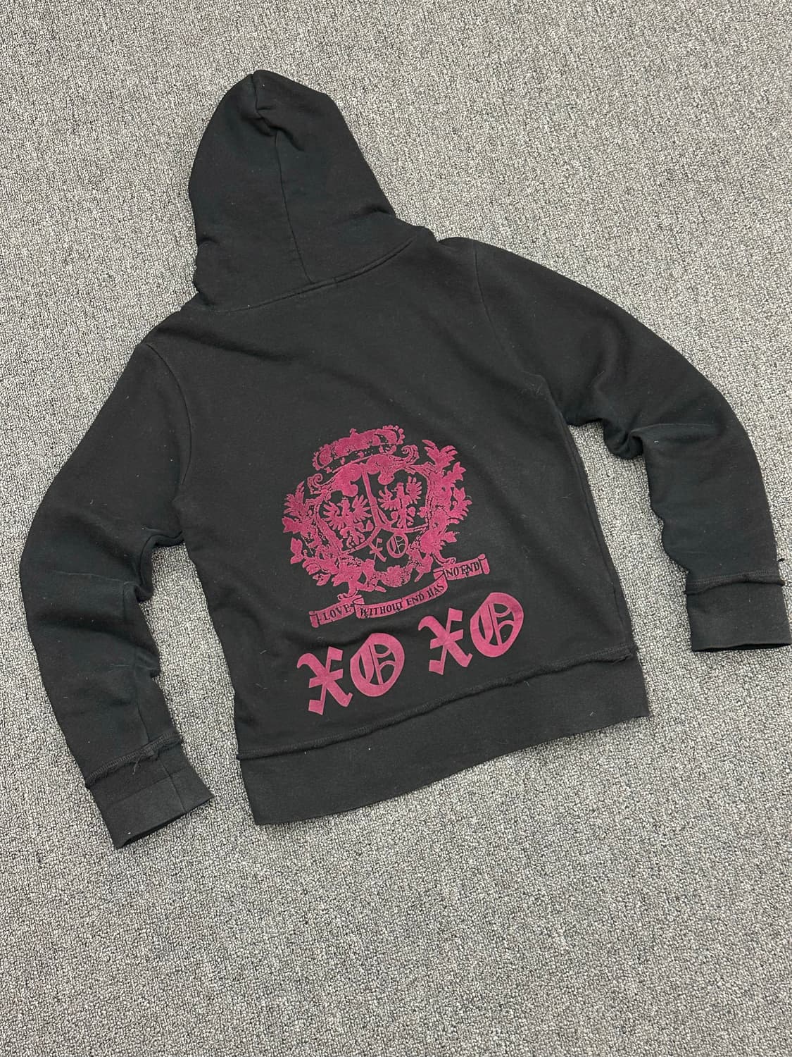 OS)일본 빈티지 xoxo y2k 여성 후드집업 상품이미지3