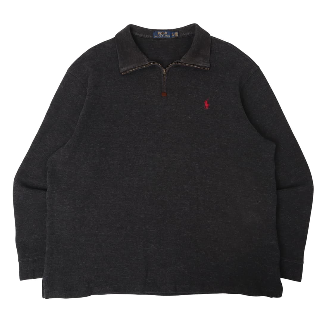 폴로 랄프로렌 챠콜 하프집업 니트 맨투맨 상품이미지1