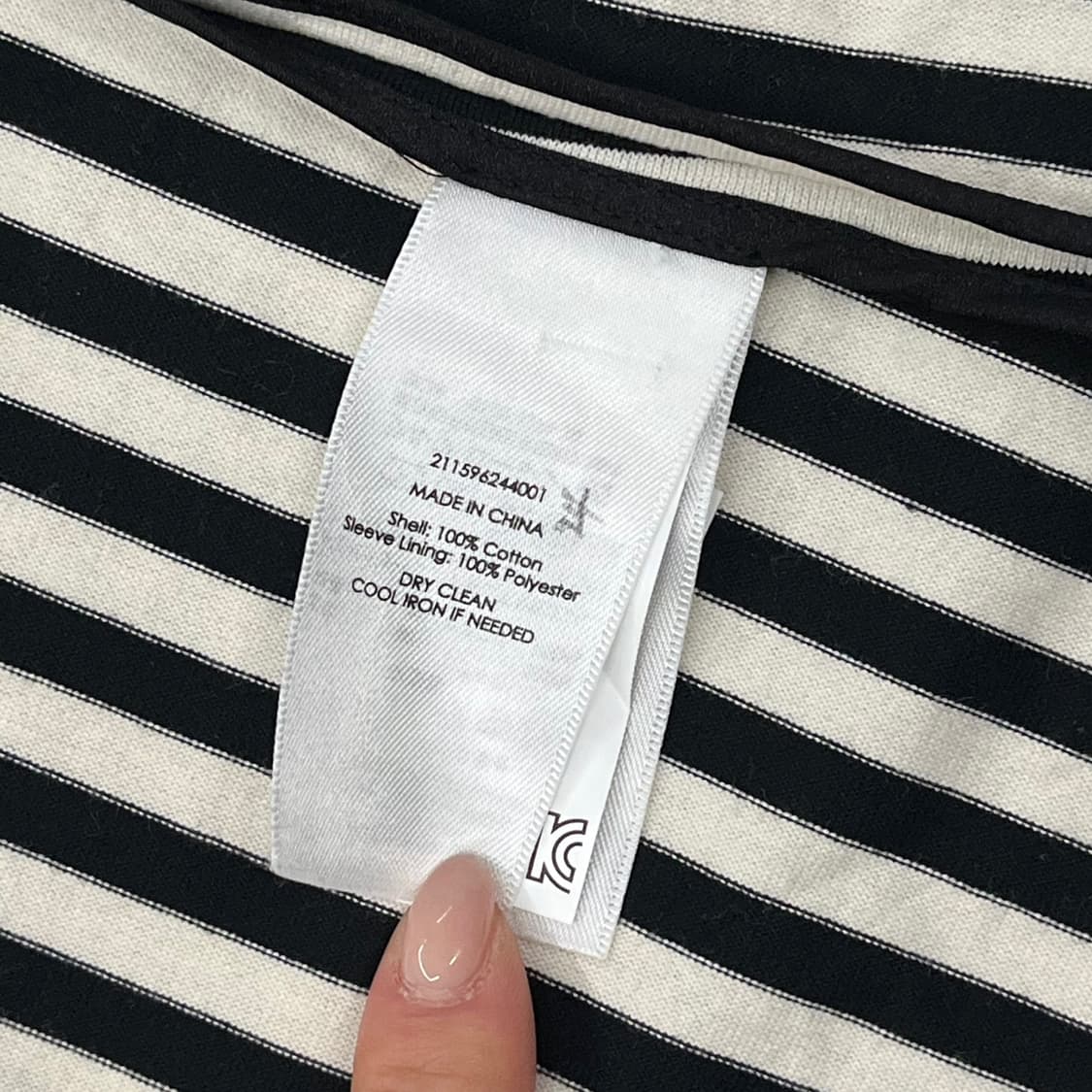 [정품/6] 폴로 랄프로렌 스트라이프 셔츠 블랙 화이트 b17 상품이미지6