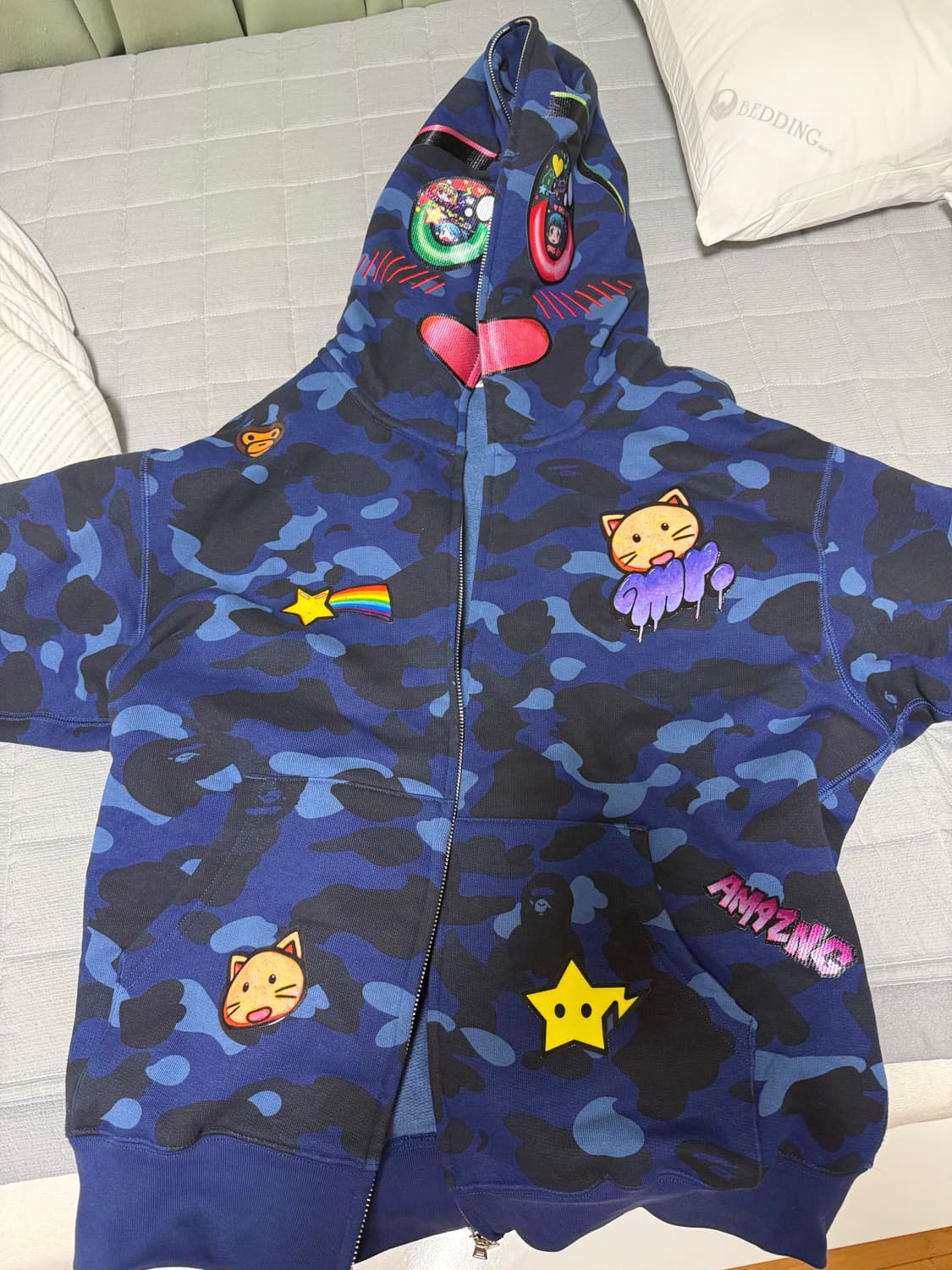 베이프 콜라보 후드집업 상품이미지2