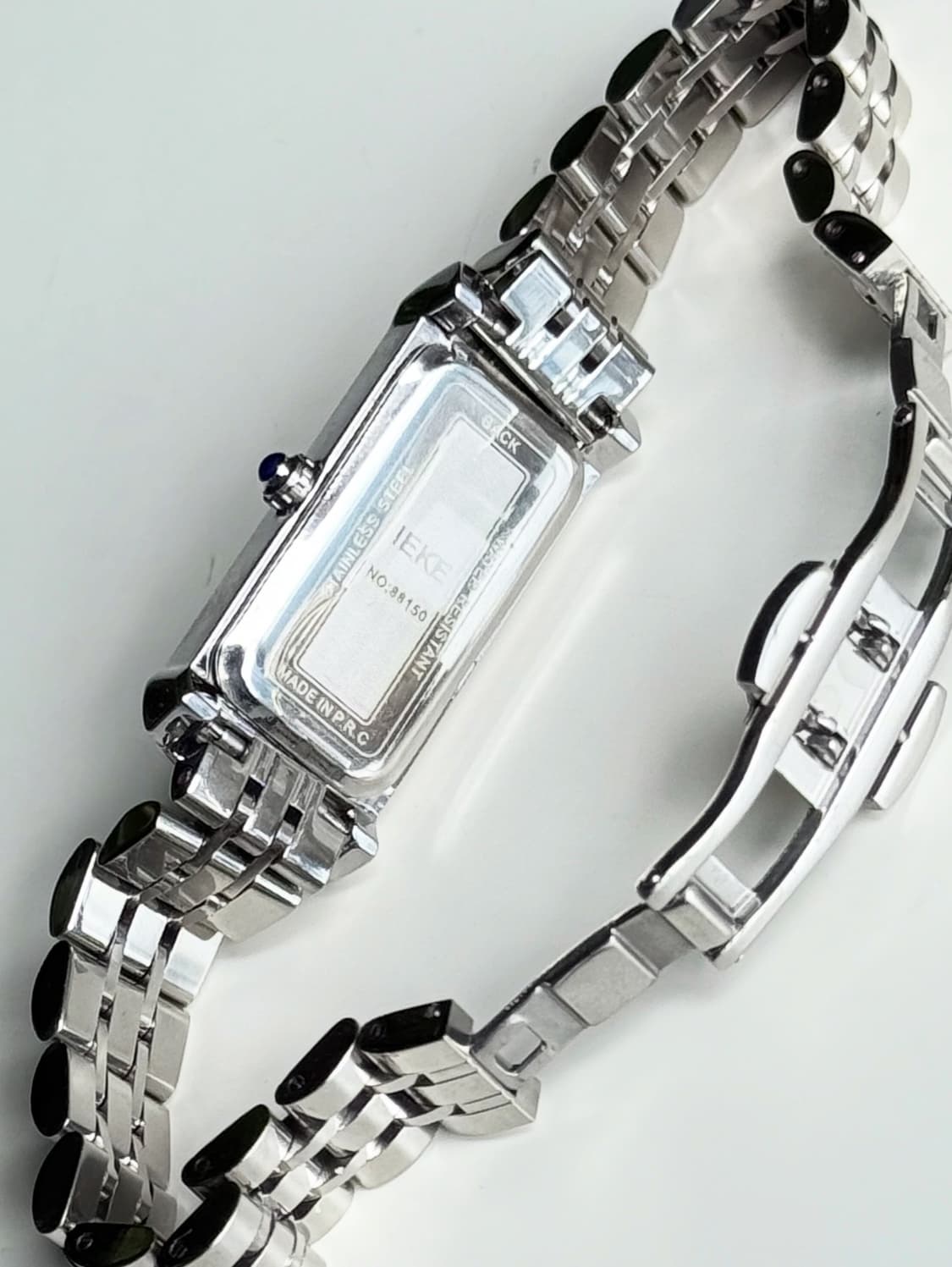 IEKE Silver Rectangular Quartz Watch 상품이미지4