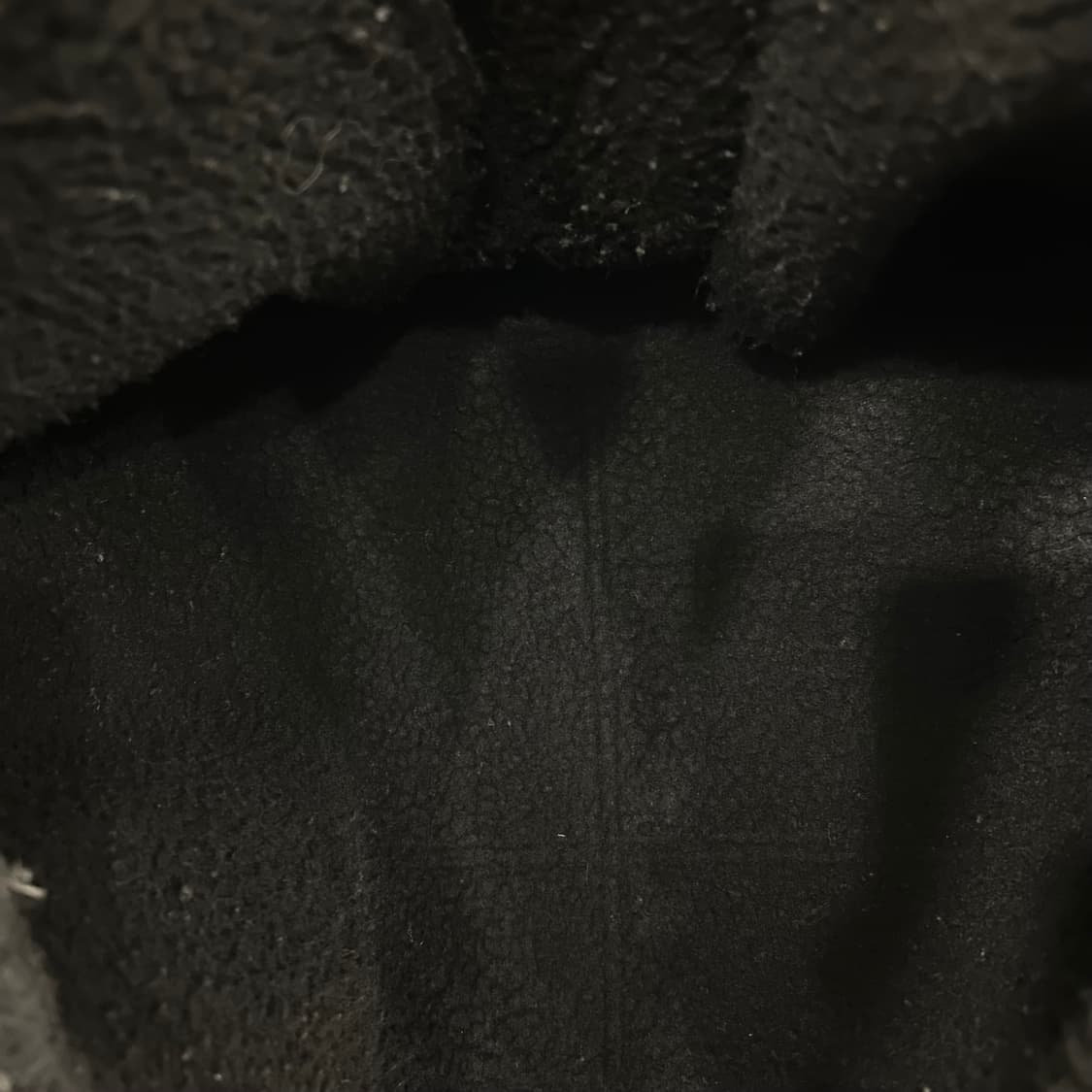 오프룩 양털 하이넥 비건레더 무스탕 상품이미지4