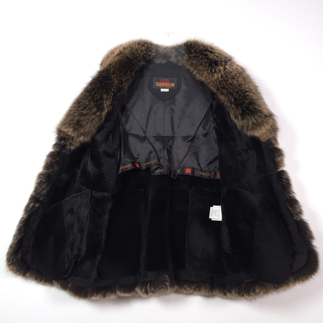 SIBERIAN 리얼 양가죽 폭스 퍼 트리밍 무스탕 자켓 L 상품이미지5