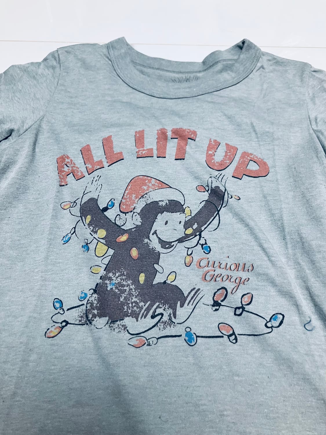 Y2K 2000s 빈티지 프린트 반팔티 상품이미지1