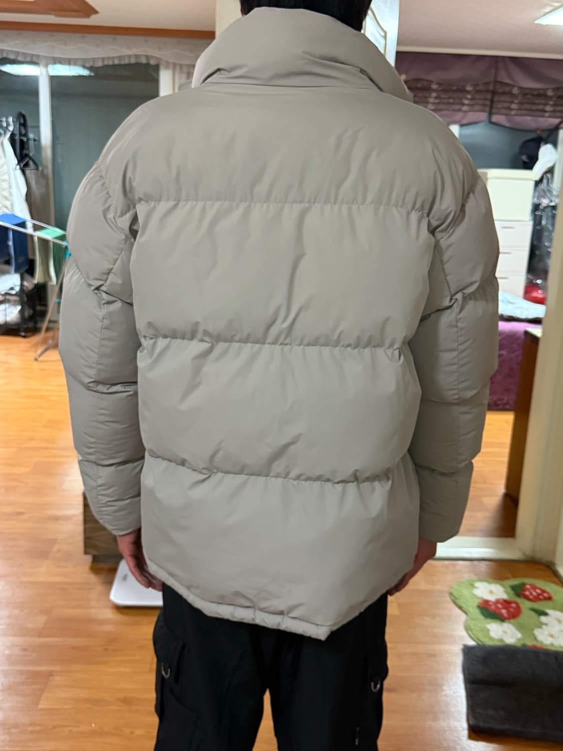 쿨트 - 826 헤비 패딩 자켓 (베이지/M) 상품이미지10