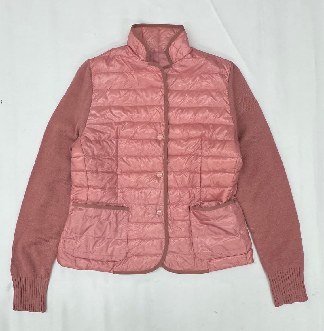 🍓딸기우유맛 러블리 경량 니트 패딩 🍓히메갸루 핀터 그런지 히피 상품이미지2