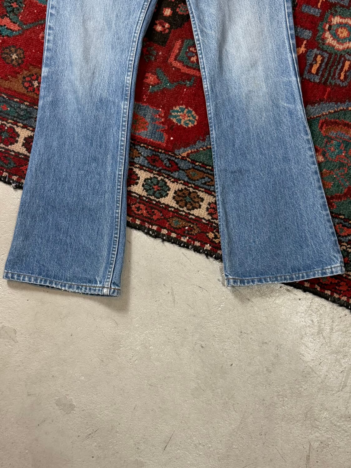 80's USA Made 빈티지 리바이스 646 벨바텀 부츠컷 오렌지탭 상품이미지7