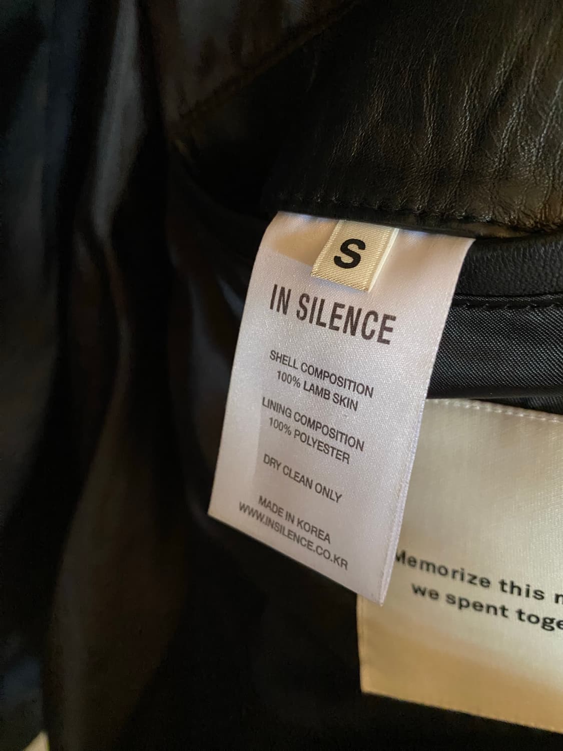 IN SILENCE 양가죽 자켓 상품이미지6