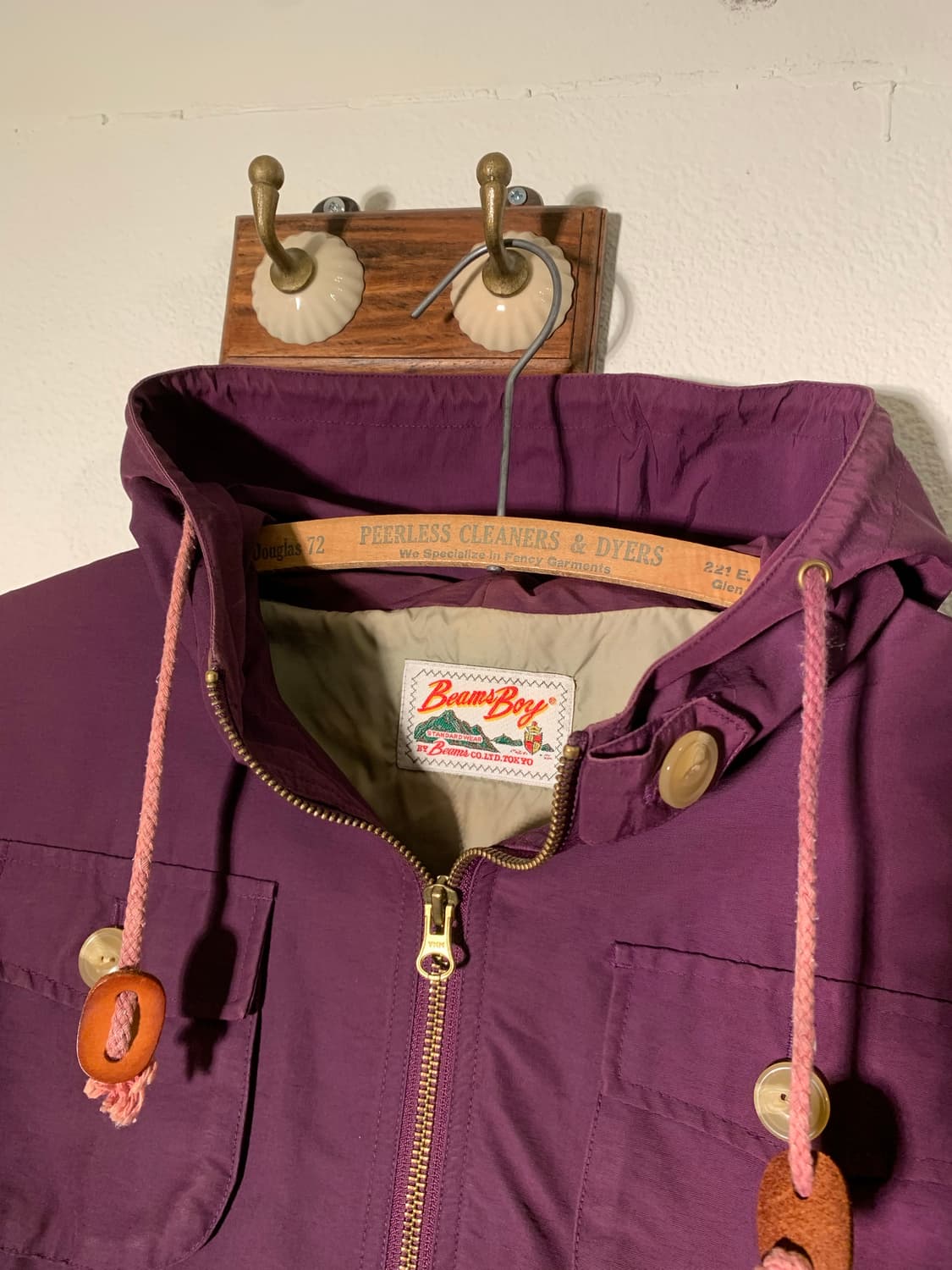 빔즈보이 퍼플 윈드브레이커 자켓 상품이미지2