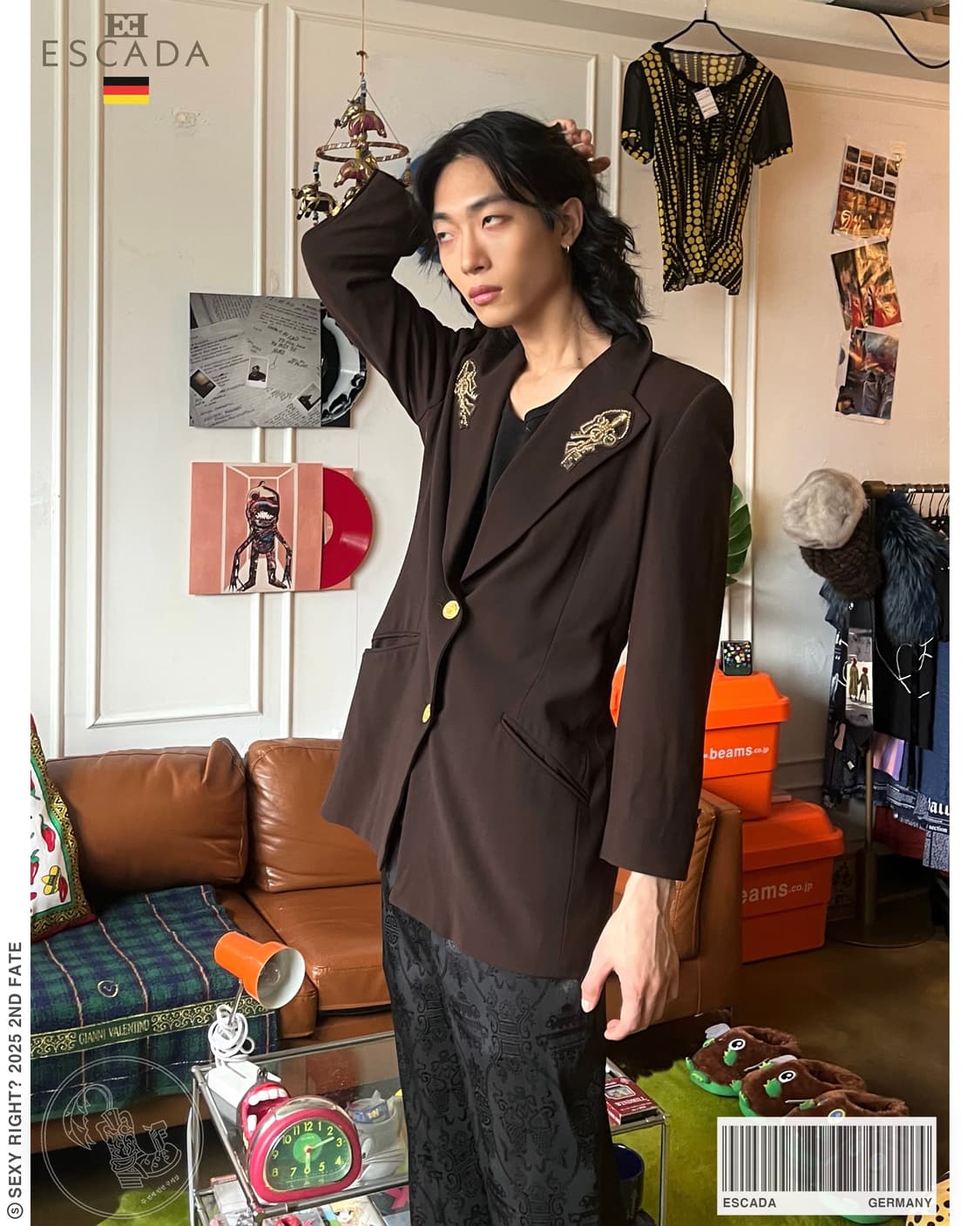 Old ESCADA Couture Antique Detail Blazer 상품이미지1