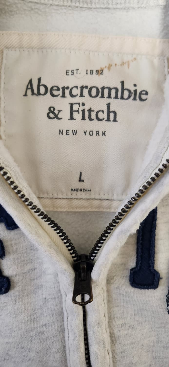 아베크롬비 빈티지 멜란지 후드집업 L 상품이미지3