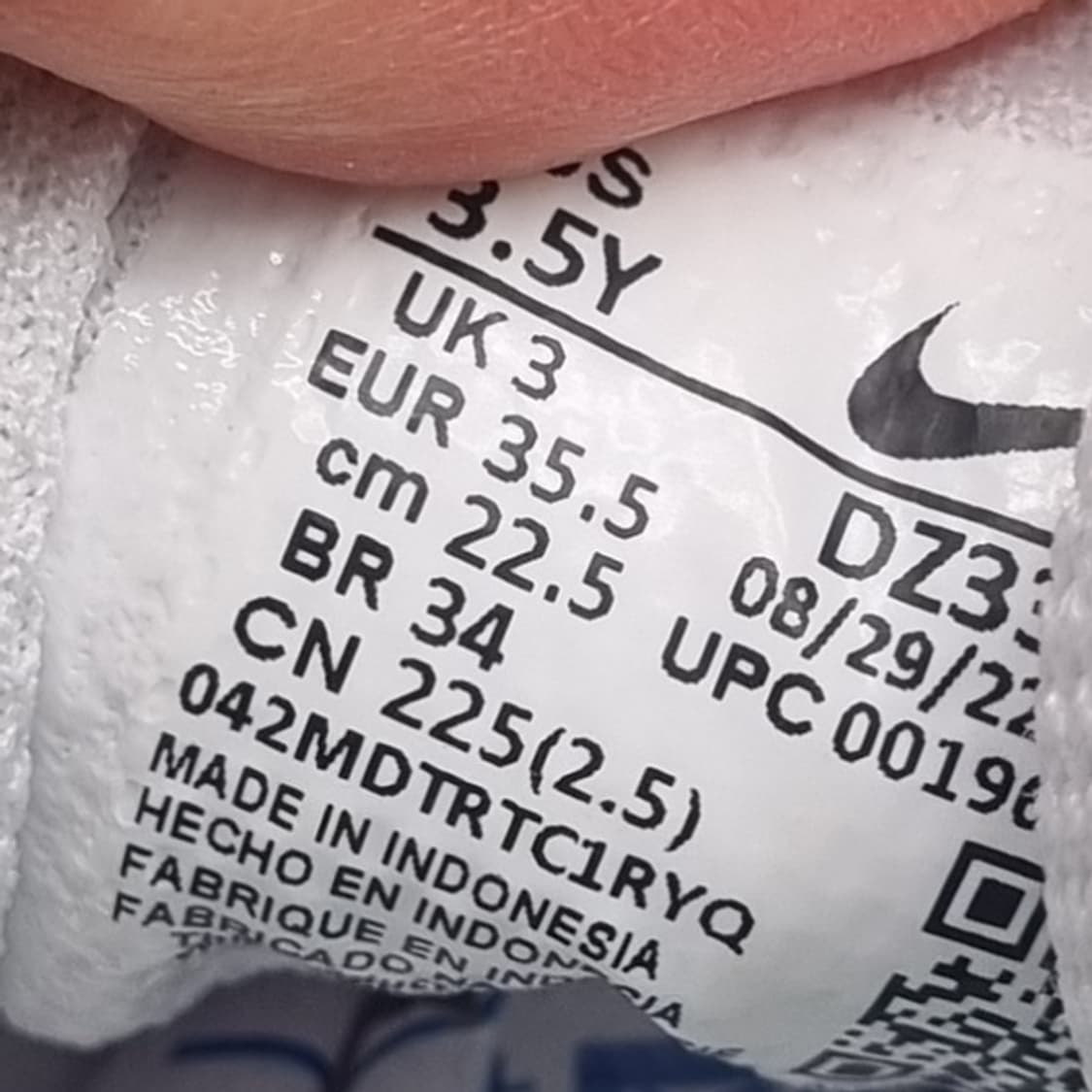 나이키 에어맥스1sc클리어 운동화225 상품이미지6