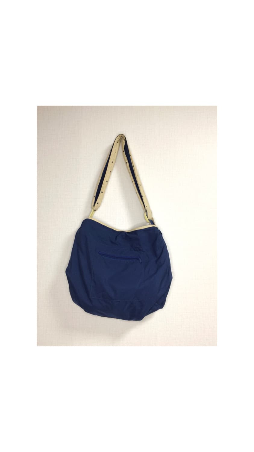 빈티지 베이지 네이비 별 무늬 크로스백 숄더백 상품이미지8