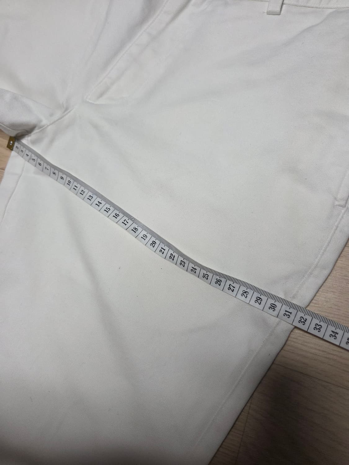 LACOSTE 화이트진 데님 팬츠 치노 오피서 라코스테  상품이미지6