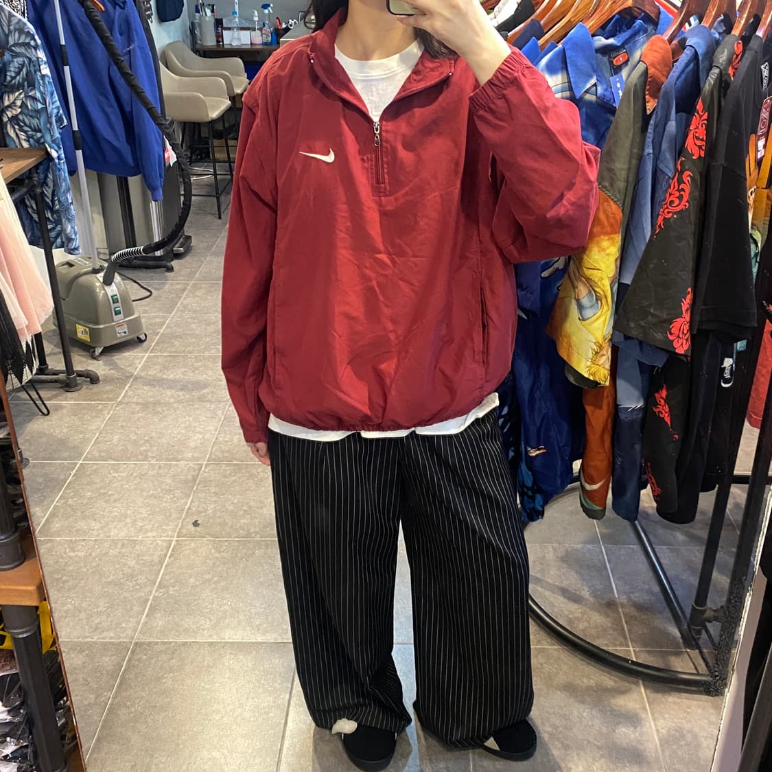 [NO.9] Nike 반집업 웜업 레드 상품이미지4