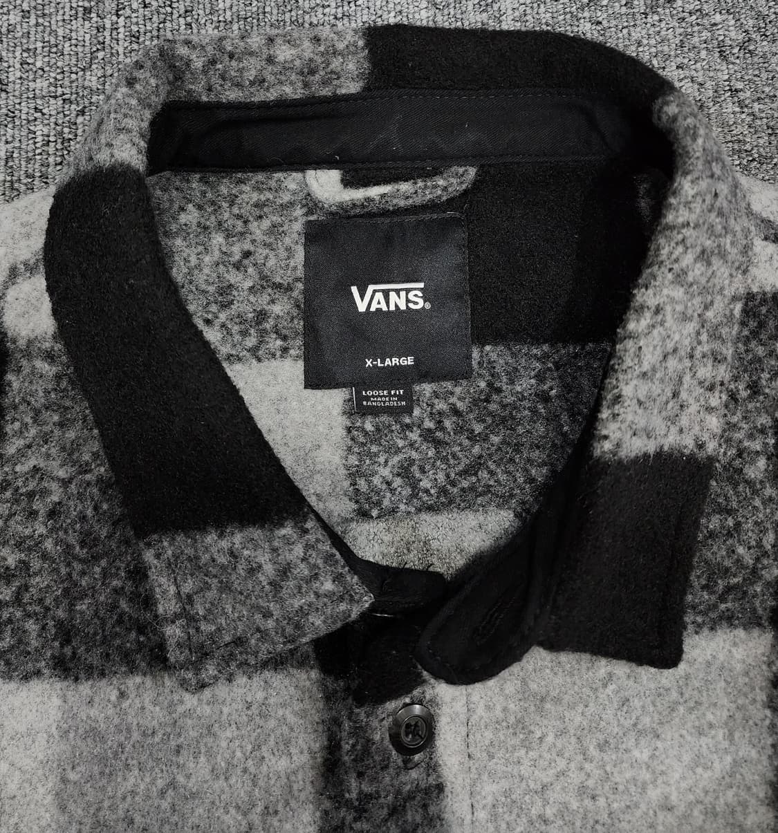 반스 덴비 퍼지 루즈핏 플란넬 셔츠 자켓 XL 상품이미지4