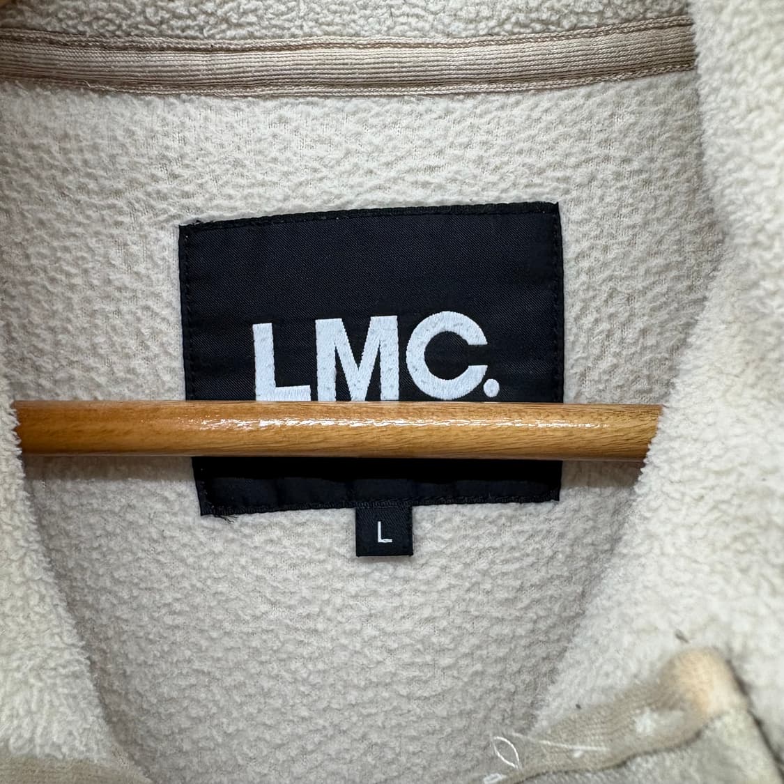 LMC 엘엠씨 베이지색 플리스 집업 자켓 남/L 상품이미지3