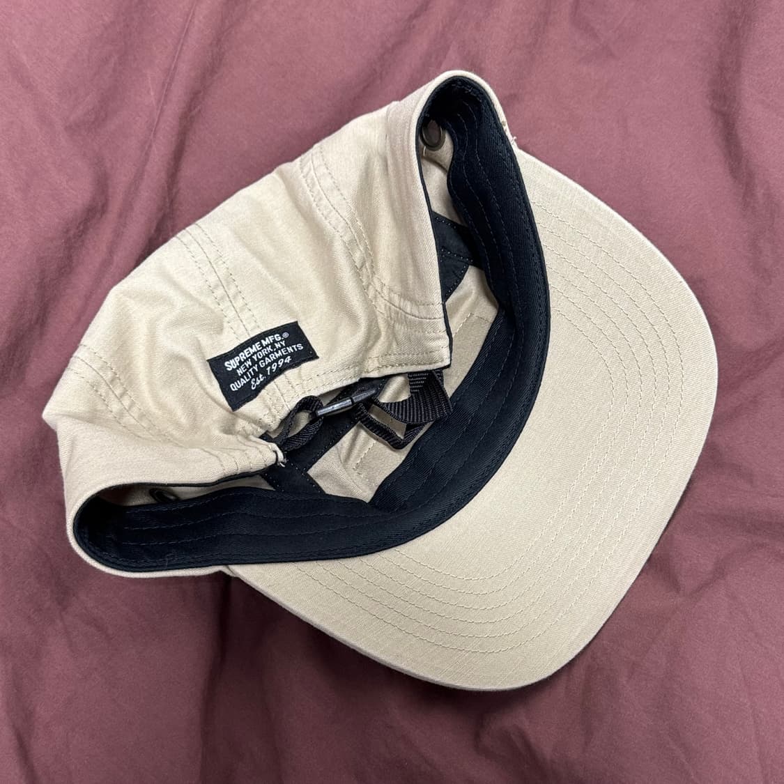 슈프림 밀리터리 캠프캡 탄 - 25SS 모자 상품이미지4