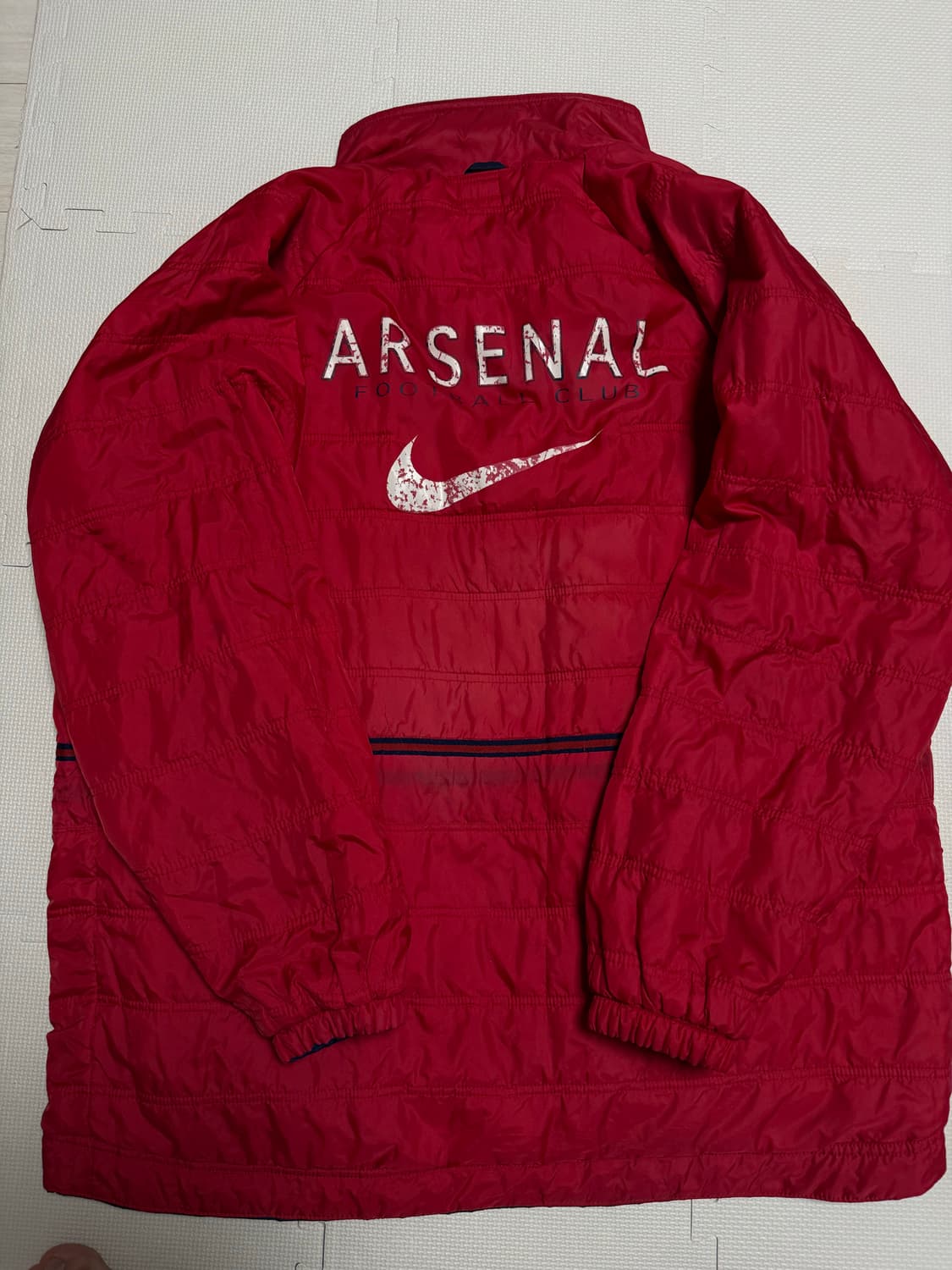90년대 90s 나이키 아스날 리버시블 벤치자켓 상품이미지4
