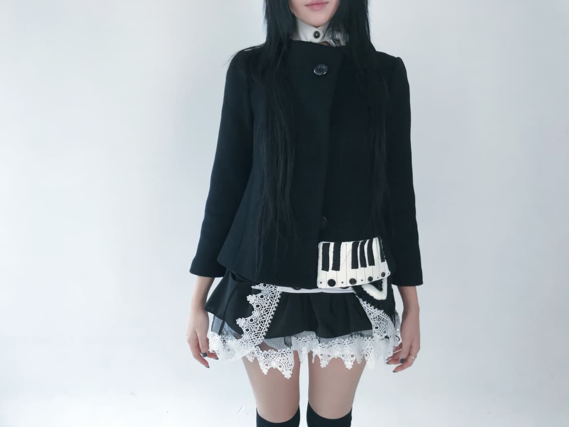 Custom)2D 🎹 simple short wing coat 상품이미지1