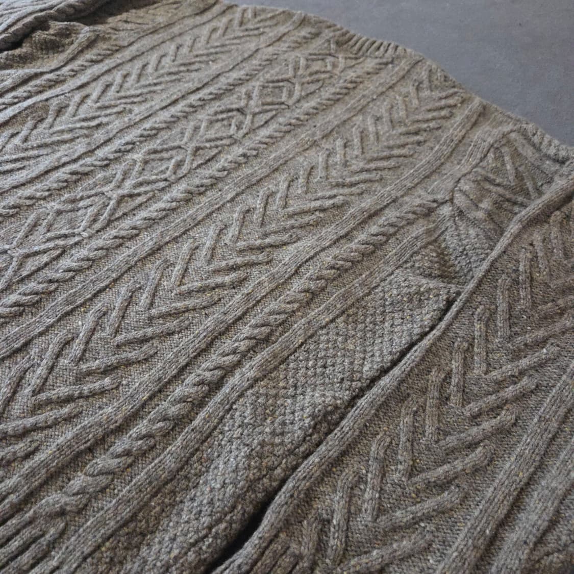 아트이프액츠 피셔맨 케이블 니트 L 상품이미지6