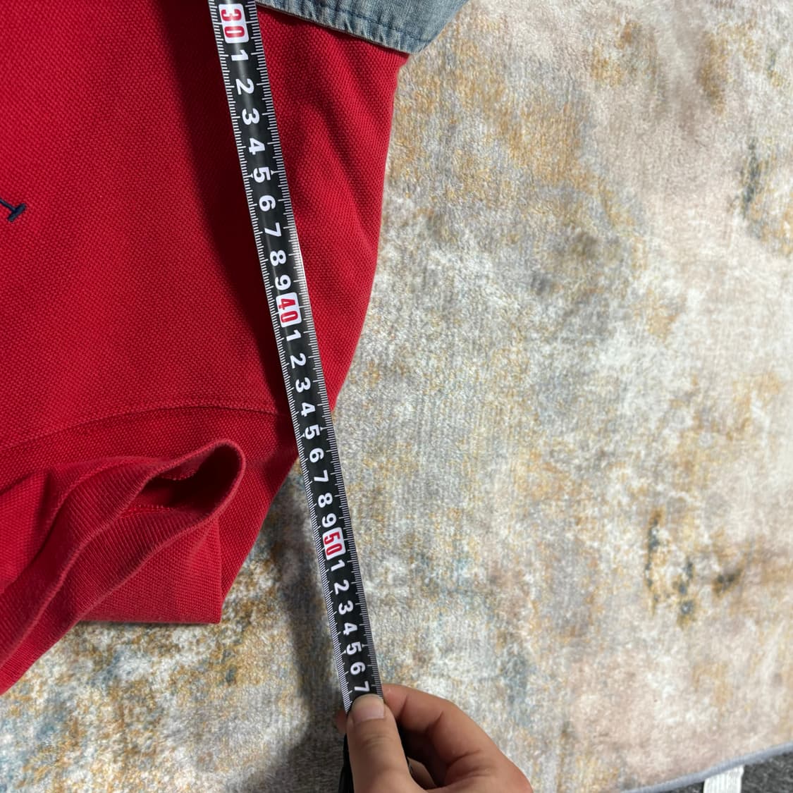 폴로 빅포니 데님카라 성조기 카라티셔츠 상품이미지7