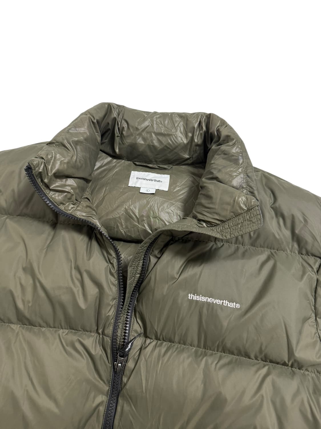 디스이즈네버댓 카키 덕 패딩 상품이미지8