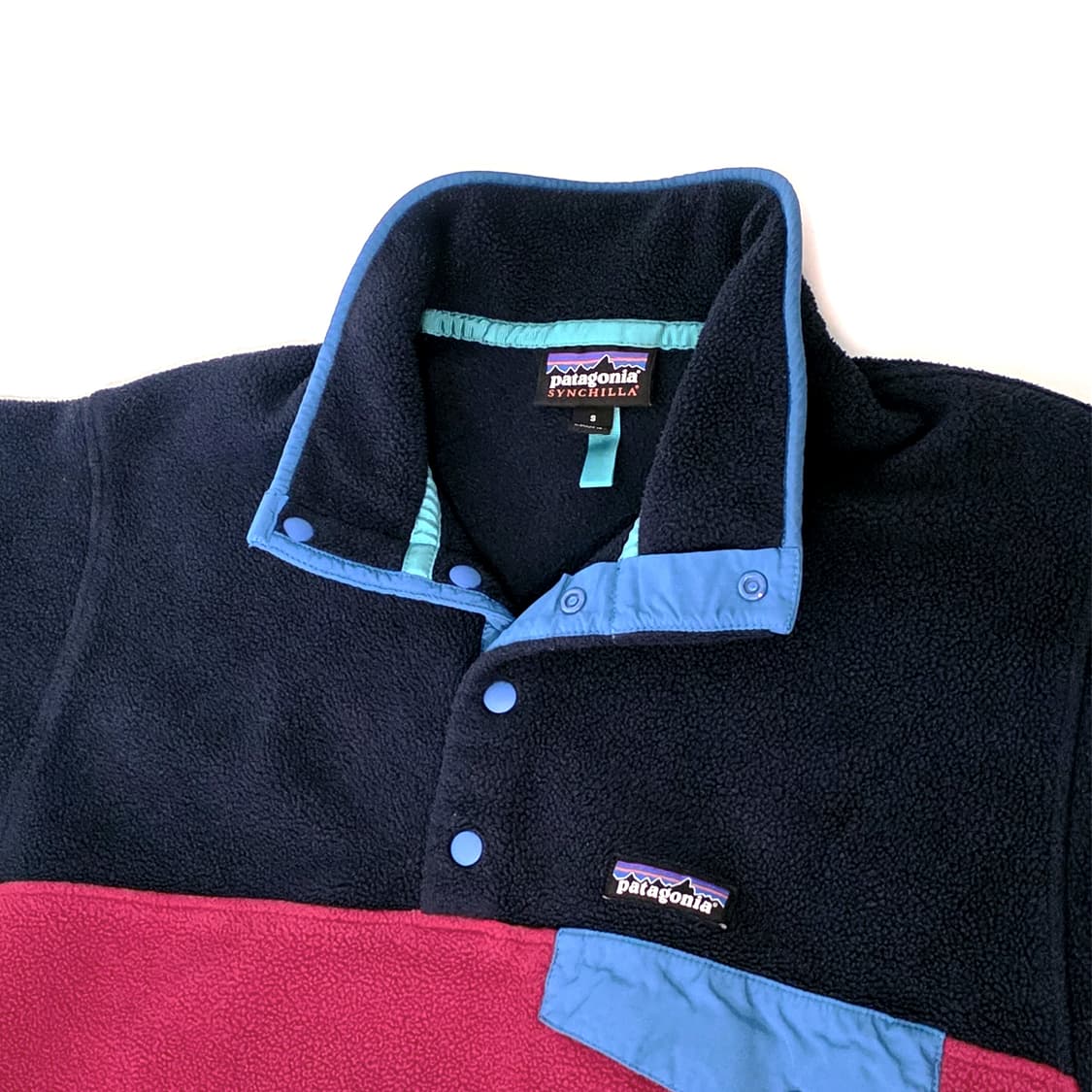 [S] 파타고니아 신칠라 스냅티 레드/ 네이비 상품이미지4