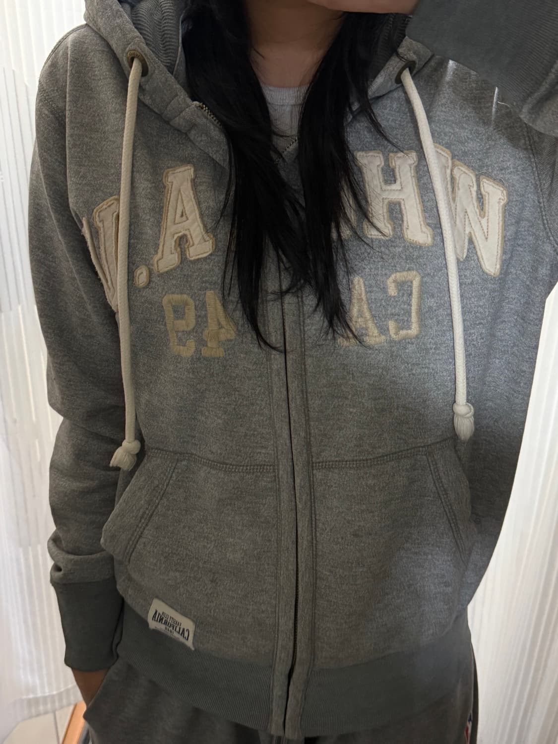 후아유 그레이 후드집업 m 상품이미지1