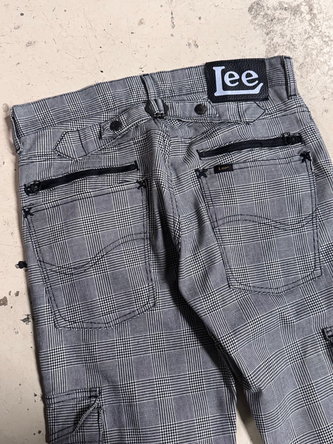 Lee 리 멀티포켓 신치백 체크 카고팬츠  상품이미지3