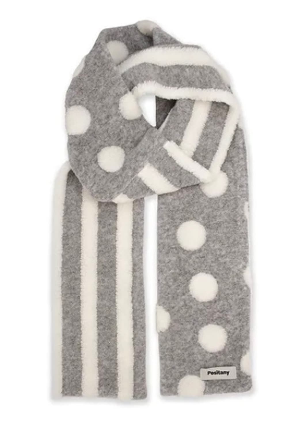 포지타니 DOT & STRIPE MUFFLER 상품이미지1