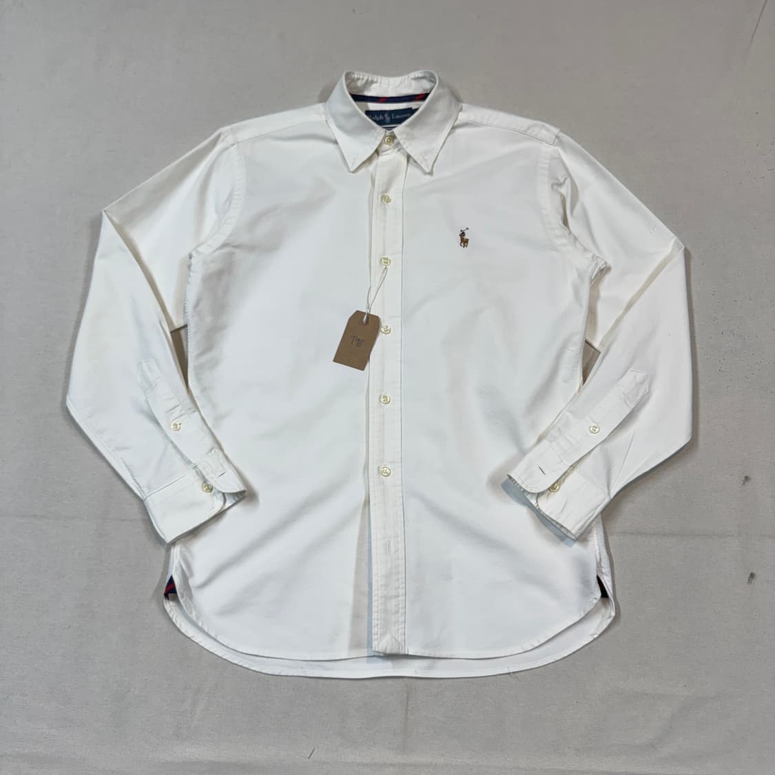 S) 폴로 랄프로렌 클래식 화이트 옥스포드 셔츠 T98 상품이미지1