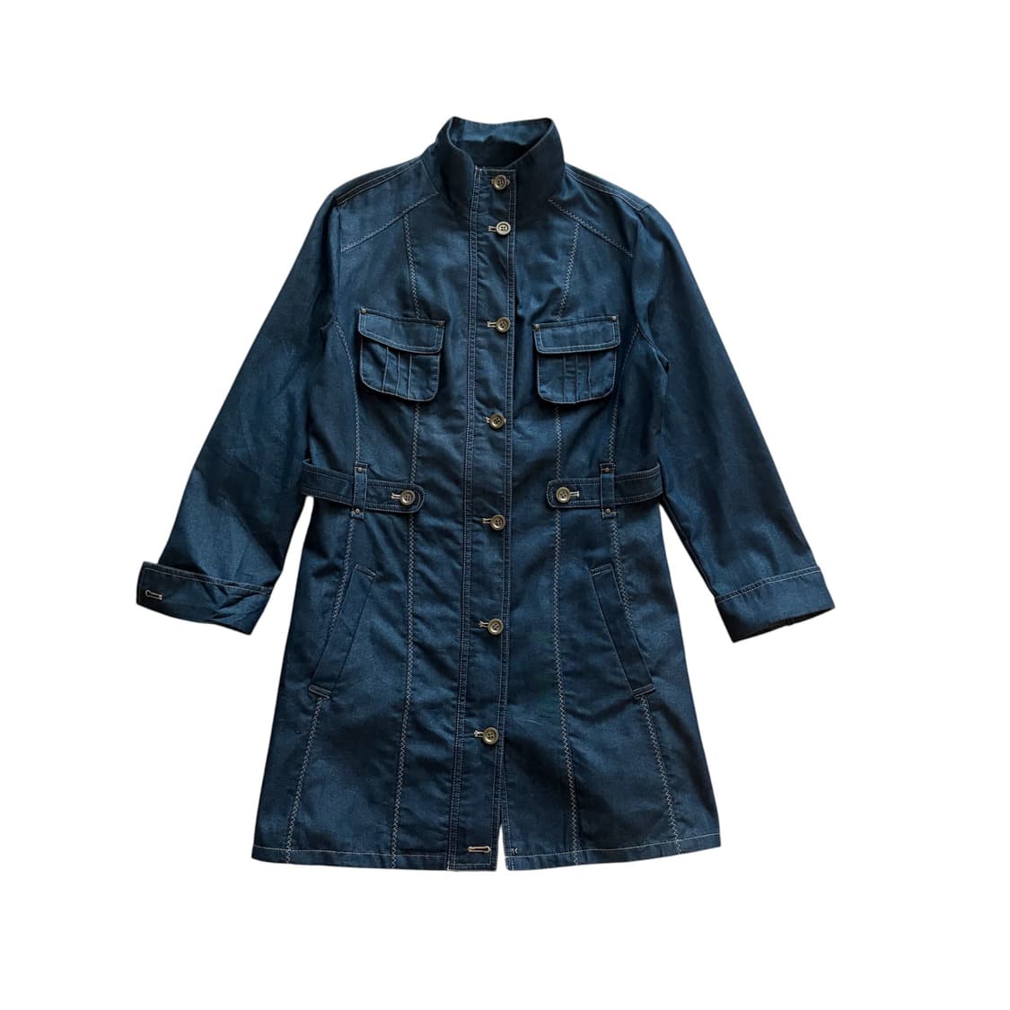 일본빈티지 생지 데님 원피스 청자켓 상품이미지1