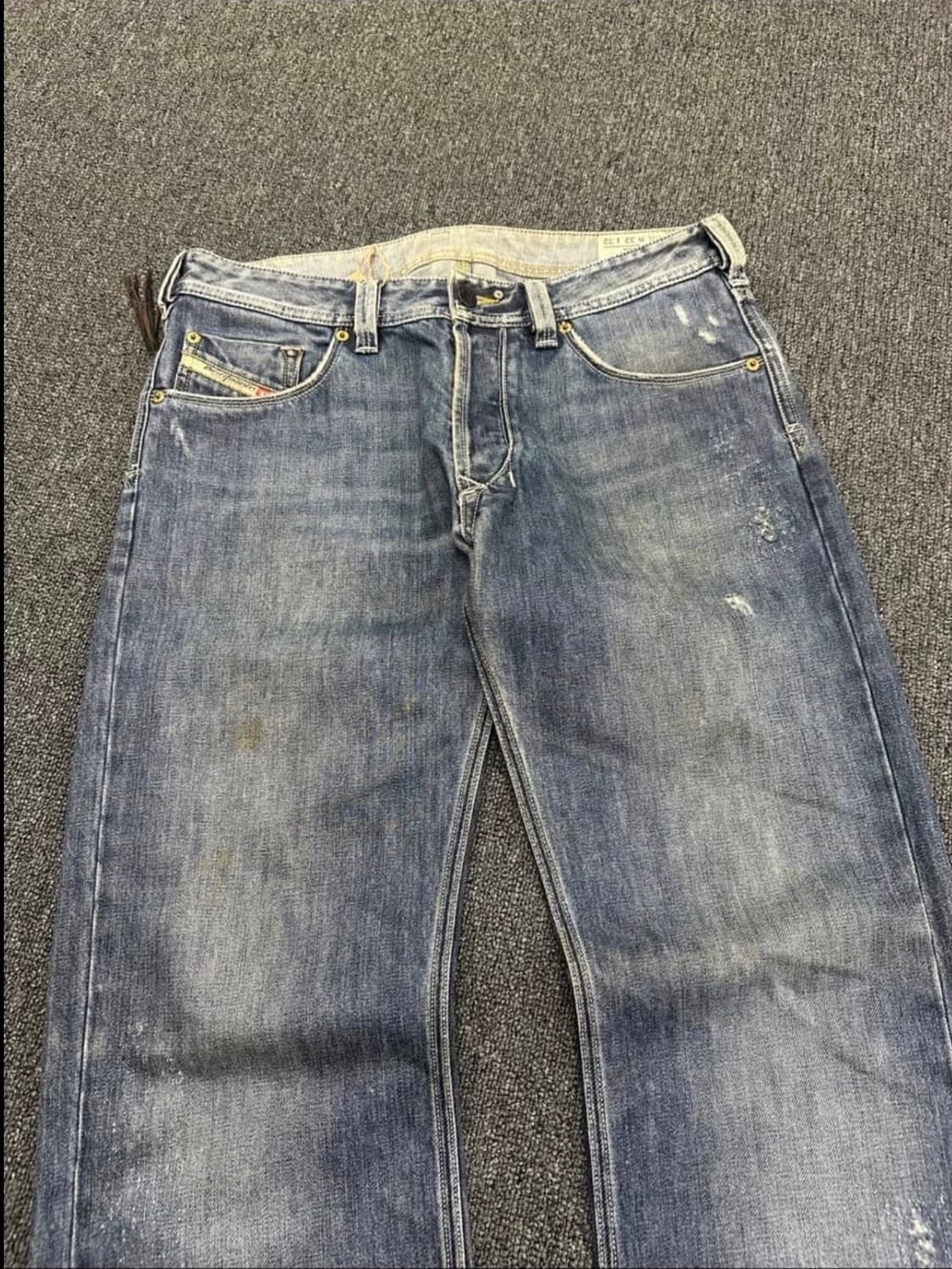 디젤 빈티지 워싱 자수 데님팬츠 상품이미지7